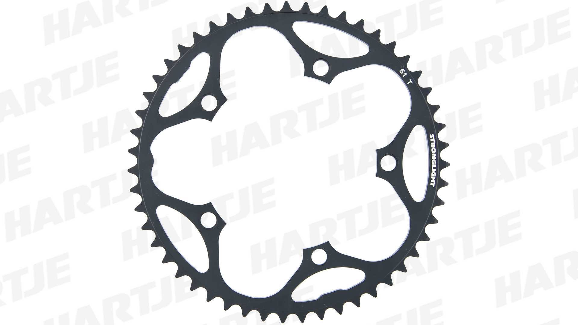 Stronglight KettenblatT 51T äußere bcd130 9sp 10sp Shimano - 267072